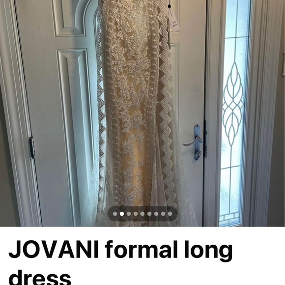 NEW with tags Jovani wedding gown Size 2 with tags no alterations smoke free - Picture 10 of 12